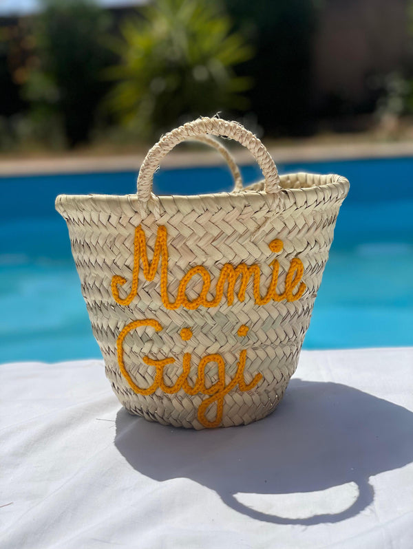 Mini Palm Leaf Personalized Gift Basket